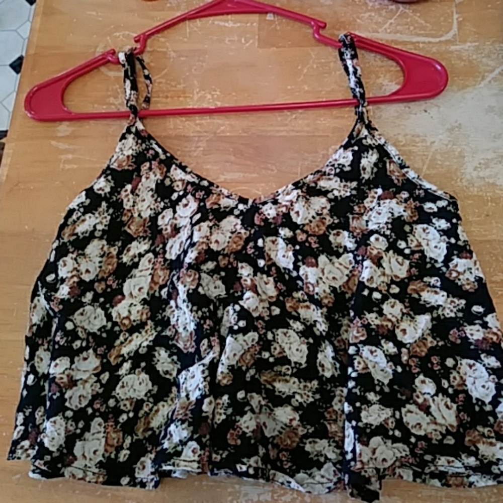Floral crop top